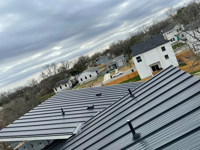 Standing seam metal roof panels with vents for Skylight Repair in Avon Lake